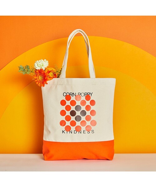 ANEVER（アンエバー）の「【BURNET】DOT FLOWER トート（トートバッグ・レディース・ホワイト/パープル/ネイビー/レッド/ピンク/イエロー/オレンジ/ブルー/グリーン/ブルー系その他/ピンク系その他/ローズ・F）」の12枚目の写真