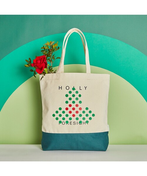 ANEVER（アンエバー）の「【BURNET】DOT FLOWER トート（トートバッグ・レディース・ホワイト/パープル/ネイビー/レッド/ピンク/イエロー/オレンジ/ブルー/グリーン/ブルー系その他/ピンク系その他/ローズ・F）」の3枚目の写真