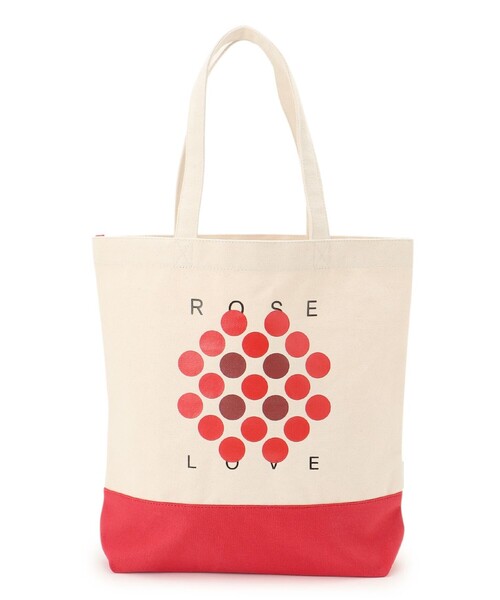 ANEVER（アンエバー）の「【BURNET】DOT FLOWER トート（トートバッグ・レディース・ホワイト/パープル/ネイビー/レッド/ピンク/イエロー/オレンジ/ブルー/グリーン/ブルー系その他/ピンク系その他/ローズ・F）」の14枚目の写真