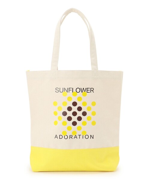 ANEVER（アンエバー）の「【BURNET】DOT FLOWER トート（トートバッグ・レディース・ホワイト/パープル/ネイビー/レッド/ピンク/イエロー/オレンジ/ブルー/グリーン/ブルー系その他/ピンク系その他/ローズ・F）」の17枚目の写真