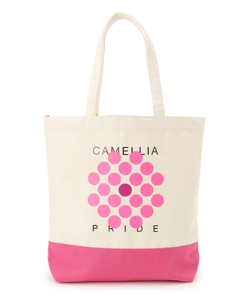 ANEVER（アンエバー）の「【BURNET】DOT FLOWER トート（トートバッグ・レディース・ホワイト/パープル/ネイビー/レッド/ピンク/イエロー/オレンジ/ブルー/グリーン/ブルー系その他/ピンク系その他/ローズ・F）」の20枚目の写真