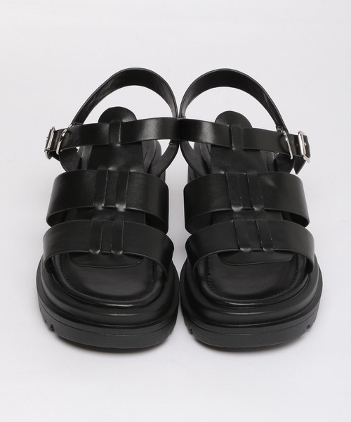 Andemiu（アンデミュウ）の「グルカサンダル263205（サンダル・レディース・ブラック/アイボリー・SMALL/LARGE/MEDIUM）」の16枚目の写真