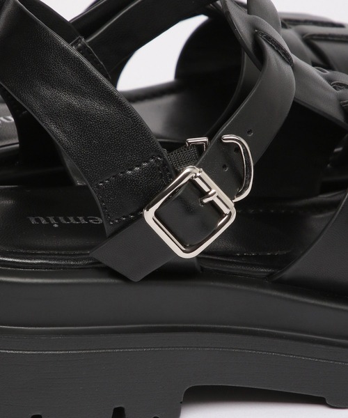 Andemiu（アンデミュウ）の「グルカサンダル263205（サンダル・レディース・ブラック/アイボリー・SMALL/LARGE/MEDIUM）」の15枚目の写真