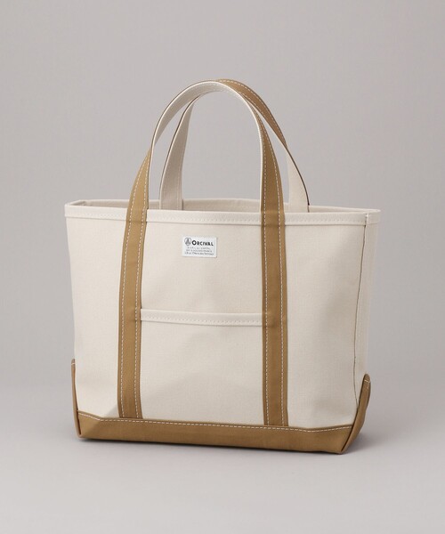 FREAK'S STORE(フリークスストア)の「【WEB限定】ORCIVAL/オーシバル キャンバストートBAG M(トートバッグ・レディース・ライトグレー/オフホワイト/グレー/ベージュ/キャメル/ネイビー・ONE SIZE)」の6枚目の写真