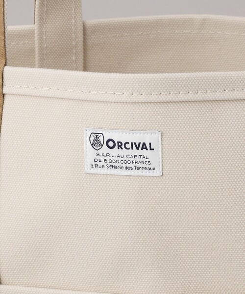 FREAK'S STORE(フリークスストア)の「【WEB限定】ORCIVAL/オーシバル キャンバストートBAG M(トートバッグ・レディース・ライトグレー/オフホワイト/グレー/ベージュ/キャメル/ネイビー・ONE SIZE)」の12枚目の写真