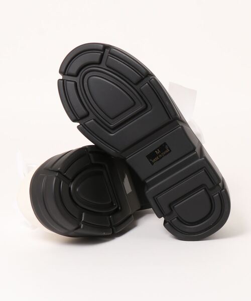 Ank Rouge(アンクルージュ)の「ビジューリボン厚底シューズ(その他シューズ・レディース・ブラック/オフホワイト・M/L)」の5枚目の写真