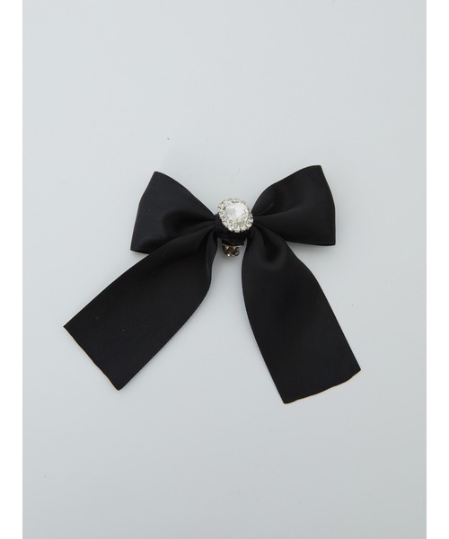 Ank Rouge(アンクルージュ)の「ビジューリボン厚底シューズ(その他シューズ・レディース・ブラック/オフホワイト・M/L)」の3枚目の写真