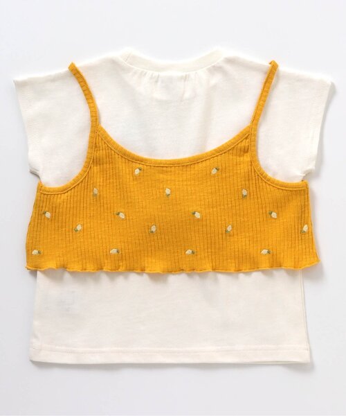 BREEZE(ブリーズ)の「総刺繍ビスチェ×Tシャツ2Pセット(Tシャツ/カットソー・キッズ・ライム/オレンジ・130/80/140/90/120/110/100)」の13枚目の写真