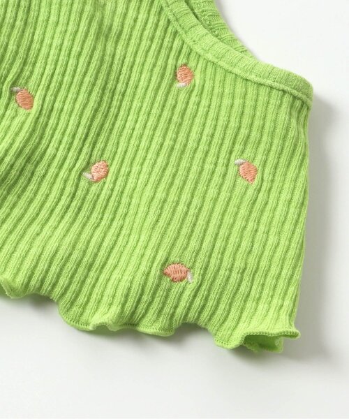 BREEZE(ブリーズ)の「総刺繍ビスチェ×Tシャツ2Pセット(Tシャツ/カットソー・キッズ・ライム/オレンジ・130/80/140/90/120/110/100)」の16枚目の写真