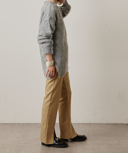 Omekashi（オメカシ）の「スリットスラックス（スラックス・レディース・ブラック/オフホワイト/ベージュ・38/36）」の14枚目の写真