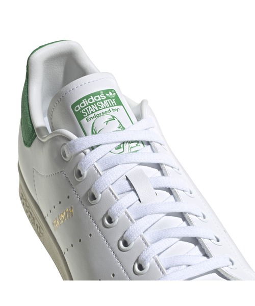 adidas（アディダス）の「[ adidas ] アディダススタンスミススニーカー　STANSMITH　GW1390（スニーカー・レディース・ホワイト×グリーン・23/24/25/24.5/23.5）」の5枚目の写真