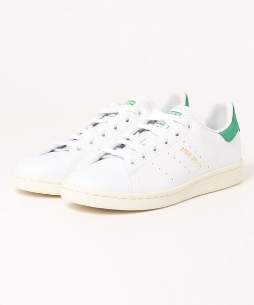 adidas（アディダス）の「[ adidas ] アディダススタンスミススニーカー　STANSMITH　GW1390（スニーカー・レディース・ホワイト×グリーン・23/24/25/24.5/23.5）」の4枚目の写真