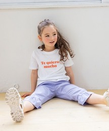 kids コットンロゴTシャツ