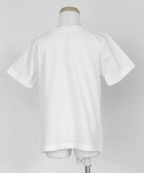 kidsコットンロゴTシャツ