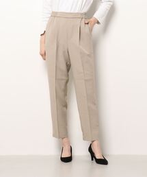 Samansa Mos2 blue | リネンタッチテーパードパンツ（セットアップ可）(その他パンツ)