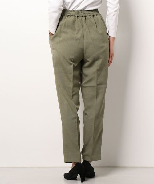 Samansa Mos2 blue（サマンサモスモスブルー）の「リネンタッチテーパードパンツ（セットアップ可）（その他パンツ・レディース・ベージュ/ネイビー/グリーン・ﾌﾘ-）」の7枚目の写真