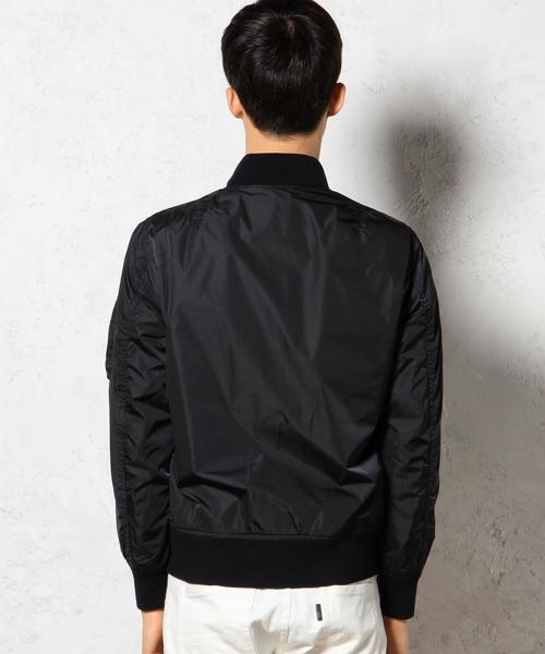 green label relaxing（グリーンレーベルリラクシング）の「LIMONTA MA-1/TYPE ブルゾン GLSS◆（ブルゾン・メンズ・オリーブ/ネイビー・MEDIUM/LARGE/SMALL）」の3枚目の写真