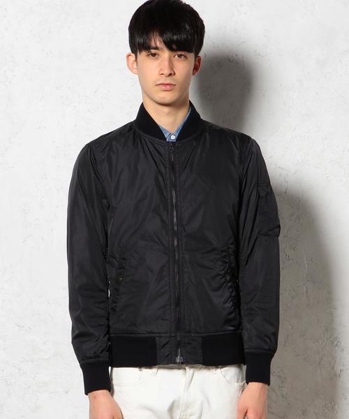 green label relaxing（グリーンレーベルリラクシング）の「LIMONTA MA-1/TYPE ブルゾン GLSS◆（ブルゾン・メンズ・オリーブ/ネイビー・MEDIUM/LARGE/SMALL）」の4枚目の写真