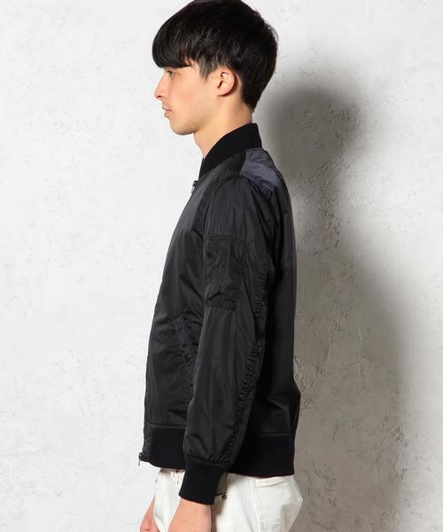 green label relaxing（グリーンレーベルリラクシング）の「LIMONTA MA-1/TYPE ブルゾン GLSS◆（ブルゾン・メンズ・オリーブ/ネイビー・MEDIUM/LARGE/SMALL）」の5枚目の写真