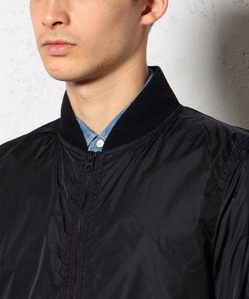 green label relaxing（グリーンレーベルリラクシング）の「LIMONTA MA-1/TYPE ブルゾン GLSS◆（ブルゾン・メンズ・オリーブ/ネイビー・MEDIUM/LARGE/SMALL）」の7枚目の写真