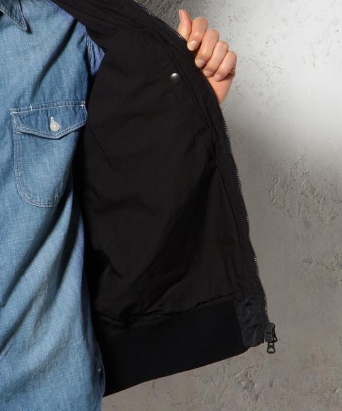 green label relaxing（グリーンレーベルリラクシング）の「LIMONTA MA-1/TYPE ブルゾン GLSS◆（ブルゾン・メンズ・オリーブ/ネイビー・MEDIUM/LARGE/SMALL）」の10枚目の写真