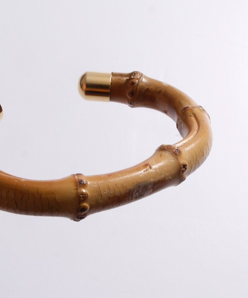 JANESMITH(ジェーンスミス)の「JANESMITH ジェーンスミス / BAMBOO BUNGLE バンブーバングル / 22WAC-#539L(バングル/リストバンド・レディース・ゴールド・FREE)」の4枚目の写真