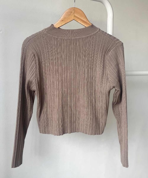 esutoreja（エストレジャ）の「クロップニットパンツセットアップ（セットアップ・レディース・ブラック/ベージュ/モカ・FREE）」の16枚目の写真