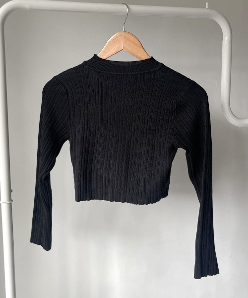 esutoreja（エストレジャ）の「クロップニットパンツセットアップ（セットアップ・レディース・ブラック/ベージュ/モカ・FREE）」の22枚目の写真