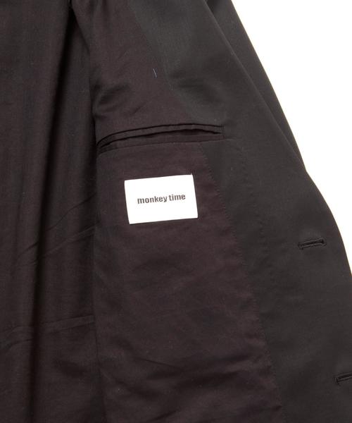 MONKEY TIME(モンキータイム)の「<monkey time> ∴ TW/TWL samue JKT/ジャケット◆(ノーカラージャケット・メンズ・ブラック・MEDIUM/LARGE/SMALL)」の7枚目の写真