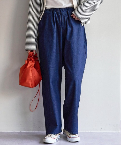 Lee（リー）の「【Lee/リー】 FLeeasy（デニムパンツ・メンズ・ネイビー/インディゴブルー/アイボリー/ストライプ/ベージュ/オリーブ/ブラック・FREE）」の5枚目の写真