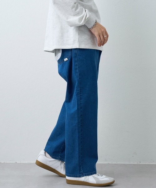 Lee（リー）の「【Lee/リー】 FLeeasy（デニムパンツ・メンズ・ネイビー/インディゴブルー/アイボリー/ストライプ/ベージュ/オリーブ/ブラック・FREE）」の9枚目の写真