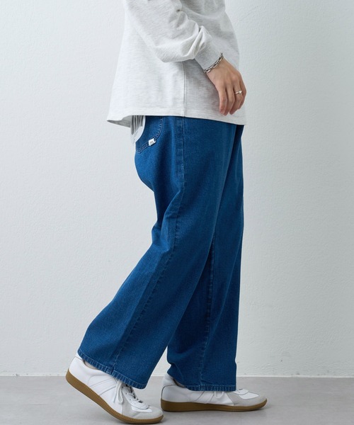 Lee（リー）の「【Lee/リー】 FLeeasy（デニムパンツ・メンズ・ネイビー/インディゴブルー/アイボリー/ストライプ/ベージュ/オリーブ/ブラック・FREE）」の12枚目の写真