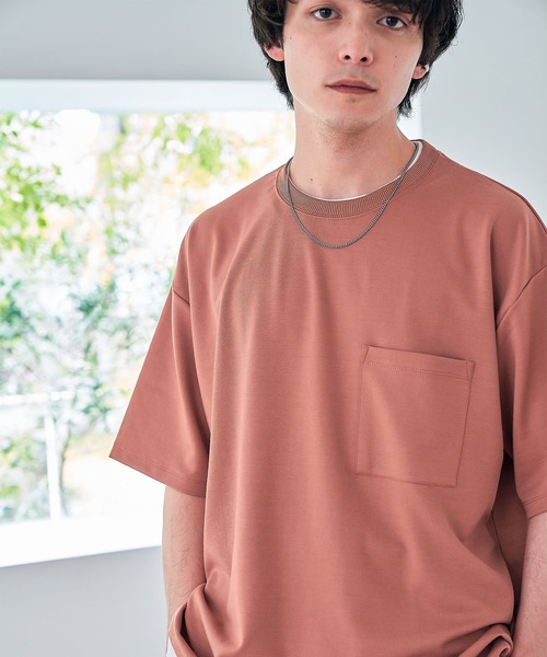 RAGEBLUE（レイジブルー）の「ミラノリブフェイクレイヤードTシャツ（Tシャツ/カットソー・メンズ・ベージュ系その他2/オレンジ/グリーン系その他/その他19/パープル/ベージュ・MEDIUM/LARGE）」の10枚目の写真