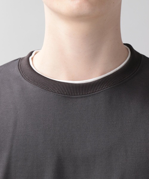 RAGEBLUE（レイジブルー）の「ミラノリブフェイクレイヤードTシャツ（Tシャツ/カットソー・メンズ・ベージュ系その他2/オレンジ/グリーン系その他/その他19/パープル/ベージュ・MEDIUM/LARGE）」の18枚目の写真