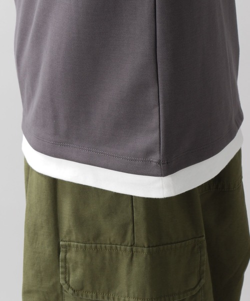 RAGEBLUE（レイジブルー）の「ミラノリブフェイクレイヤードTシャツ（Tシャツ/カットソー・メンズ・ベージュ系その他2/オレンジ/グリーン系その他/その他19/パープル/ベージュ・MEDIUM/LARGE）」の20枚目の写真