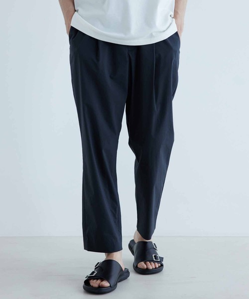 ADAM ET ROPE'（アダムエロペ）の「【TOOLIGHT】TC イージー スリム テーパード クロップドパンツ/セットアップ対応/超軽量/ストレッチ性/吸水速乾性/イージーケア（その他パンツ・メンズ・ブラック/ダークグリーン/ブラウン系その他・S/M/L/XL）」の20枚目の写真