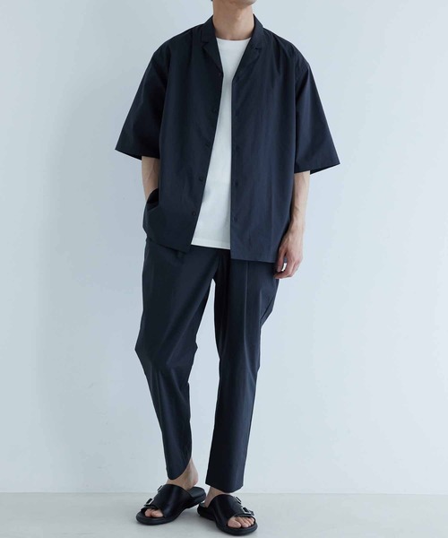 ADAM ET ROPE'（アダムエロペ）の「【TOOLIGHT】TC イージー スリム テーパード クロップドパンツ/セットアップ対応/超軽量/ストレッチ性/吸水速乾性/イージーケア（その他パンツ・メンズ・ブラック/ダークグリーン/ブラウン系その他・S/M/L/XL）」の8枚目の写真