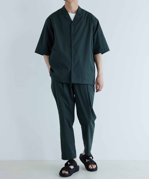 ADAM ET ROPE'（アダムエロペ）の「【TOOLIGHT】TC イージー スリム テーパード クロップドパンツ/セットアップ対応/超軽量/ストレッチ性/吸水速乾性/イージーケア（その他パンツ・メンズ・ブラック/ダークグリーン/ブラウン系その他・S/M/L/XL）」の9枚目の写真