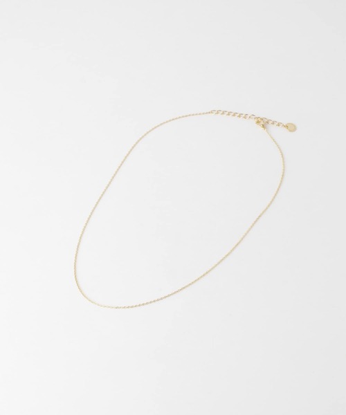 URBAN RESEARCH DOORS（アーバンリサーチドアーズ）の「アズキチェーンショートネックレス（ネックレス・レディース・シルバー/ゴールド・ONE）」の3枚目の写真