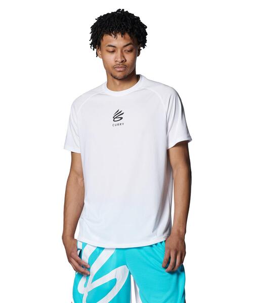 UNDER ARMOUR(アンダーアーマー)の「カリー テック ショートスリーブ Tシャツ 〈カリーロゴ〉(バスケットボール/メンズ)(Tシャツ/カットソー・メンズ・ブラック/ホワイト・L/XXL/3XL/S/XL/M)」の2枚目の写真