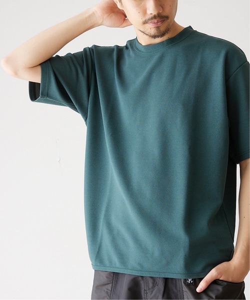 417 EDIFICE(フォーワンセブンエディフィス)の「アムンゼンクルーネックTシャツ(Tシャツ/カットソー・メンズ・スカイブルー/グリーン/ホワイト系その他/ブラック系その他・MEDIUM/LARGE)」の3枚目の写真