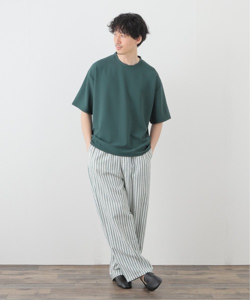 417 EDIFICE(フォーワンセブンエディフィス)の「アムンゼンクルーネックTシャツ(Tシャツ/カットソー・メンズ・スカイブルー/グリーン/ホワイト系その他/ブラック系その他・MEDIUM/LARGE)」の5枚目の写真
