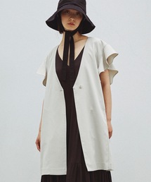 loose basic frill VEST