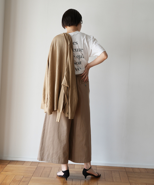 イエナ IENA シアーストライプコットンボイルSK ティアード