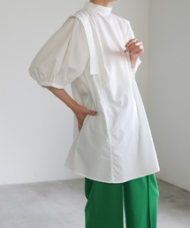 select MOCA | 2022 SS ボリュームスリーブスクエアショルダーブラウス(シャツ/ブラウス)