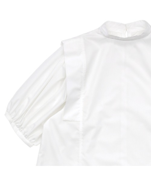 select MOCA（セレクトモカ）の「2022 SS ボリュームスリーブスクエアショルダーブラウス（シャツ/ブラウス・レディース・ブラック/オフホワイト・FREE）」の19枚目の写真