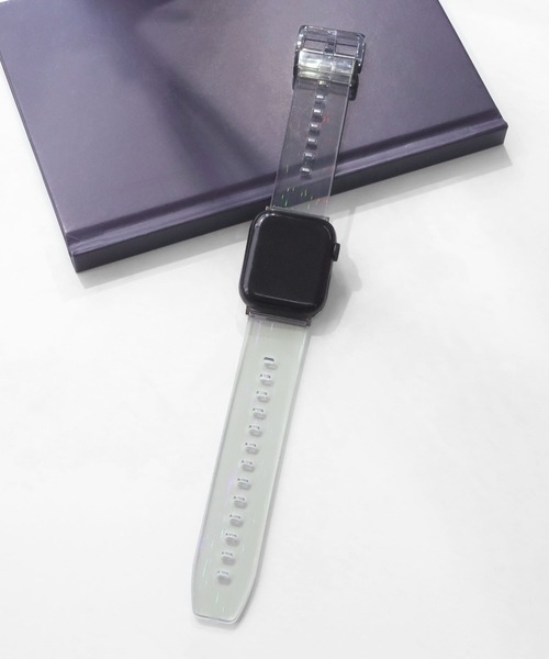 Urban Coral(アーバンコーラル)の「Apple Watch Band / アップルウォッチ バンド TPU素材クリア / Urban Coral(デジタル腕時計・レディース・ブラック/ピンク/クリア・40mm/44mm)」の10枚目の写真