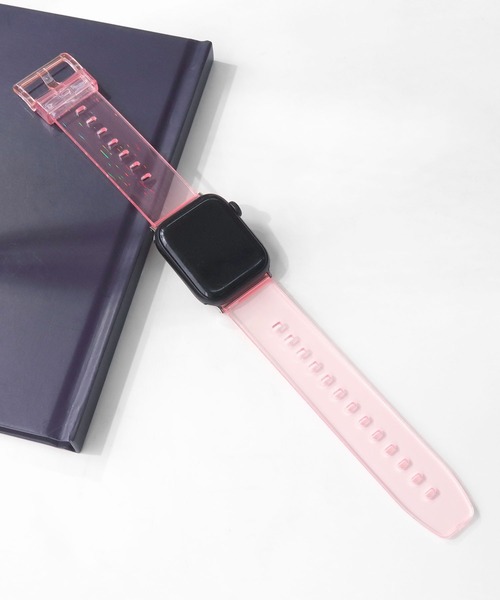 Urban Coral(アーバンコーラル)の「Apple Watch Band / アップルウォッチ バンド TPU素材クリア / Urban Coral(デジタル腕時計・レディース・ブラック/ピンク/クリア・40mm/44mm)」の12枚目の写真