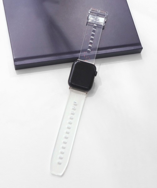 Urban Coral(アーバンコーラル)の「Apple Watch Band / アップルウォッチ バンド TPU素材クリア / Urban Coral(デジタル腕時計・レディース・ブラック/ピンク/クリア・40mm/44mm)」の14枚目の写真