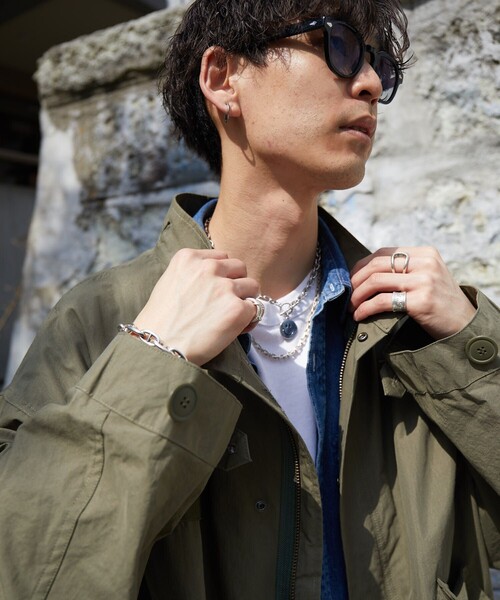 FREAK'S STORE(フリークスストア)の「M-65 モッズコート(ステンカラーコート・メンズ・オリーブ・LARGE/SMALL)」の4枚目の写真